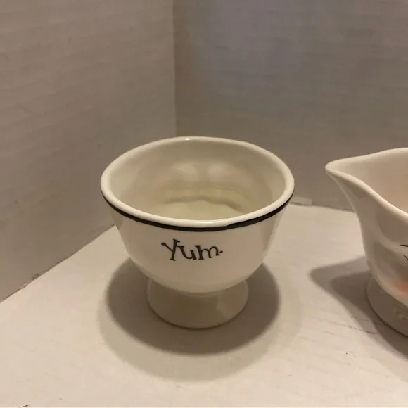 Vintage Bailey’s Cream and Sugar Set - White and Blue - Picture 6 of 7